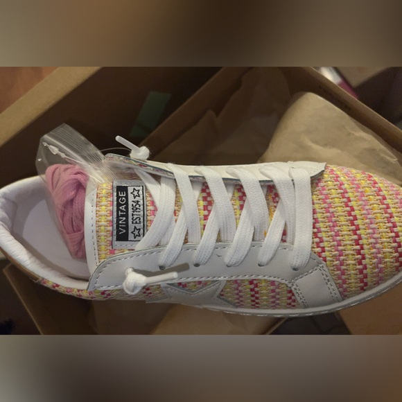 VINTAGE HAVANA- Carla Tweed Fashion Sneakers - Picture 4 of 5